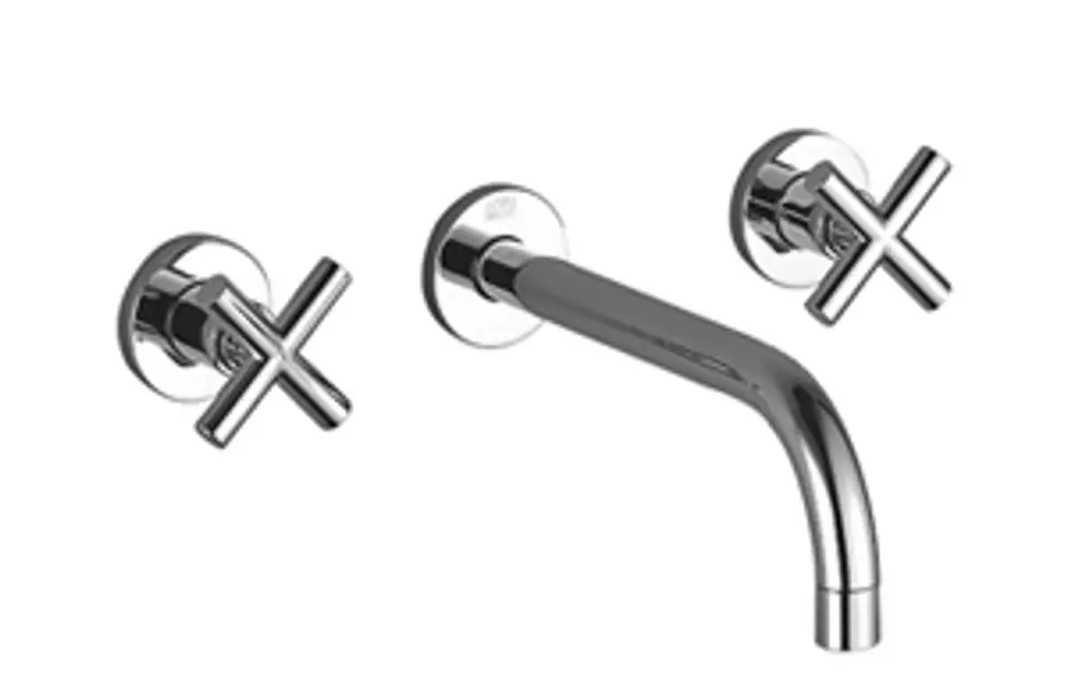 Dornbracht-TARA.-Waschtisch-Wandbatterie-ohne Ablaufgarnitur-Ausladung 240mm-chrom gebürstet, 36717892-93 Galeriebild 1